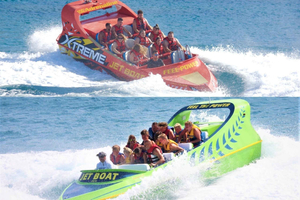 Hersonissos: Jet Boat Tour with Snorkeling