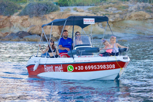 Hersonissos: Rent A Boat - No License Required