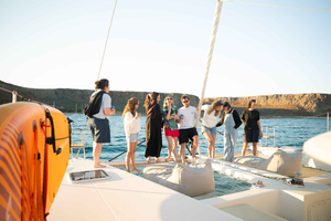 Kissamos: crucero al atardecer por la laguna de Balos con baño y aperitivos