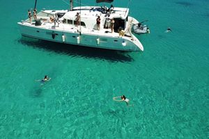 KOS: Catamaran Day Cruise – Swim, Snorkel, Food & Drinks!