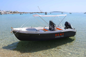 Paros: Full-Day Small Boat Rental with Self-Driving