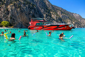 Rhodes: High-Speed Boat to Symi Island & Saint George's Bay