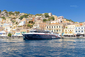 Rodas: Excursión de un día en barco a la isla de Symi y al monasterio de Panormitis