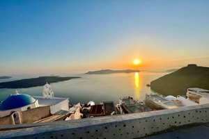 Santorini: Traslado de ida desde/hasta el aeropuerto de Santorini