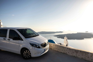 Santorini: Hire Private Car & Driver with Flexible Itinerary