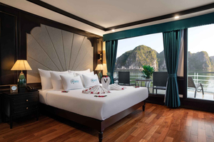 crociera di lusso di 3 giorni a 5 stelle nella Baia di Halong e sull'isola di Cat Ba