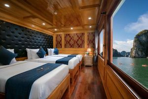 Cat Ba: Crucero de 2 días por la bahía de Lan Ha con actividades y comidas