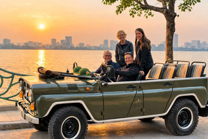 Discover Hanoi at Dawn by Open Jeep: Before the City Wakes