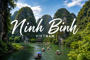 Fra Ninh Binh 1 dag med cykel, robåd og Mua Cave
