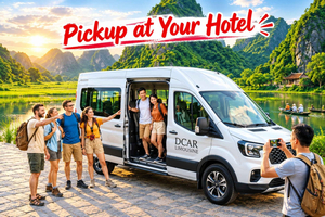 From Hanoi - Ninh Binh 1-Day 9-Seat Limo Tour with Egg Coffee