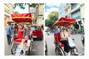 Hanoi Authentic Cyclo Ride and Street Food Experience