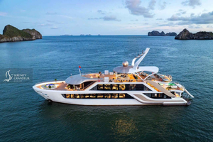 Hanói/isla de Cat Ba: excursión de 1 día a la bahía de Lan Ha en barco de lujo