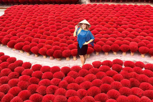 Incense Village, Hat Artisan/Ninh Binh, rejs łodzią w Tràng An