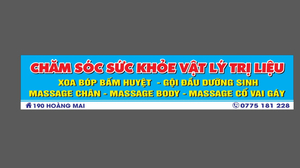 Chăm sóc sức khỏe &;vật lý trị liệu 190 hoàng mai