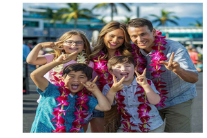 Ankomst Lei Hilsen --HNL til Waikiki Privat Transfer