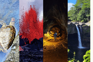 Hawaii Volcanoes, Waterfalls, Beaches & Hilo Highlights Tour