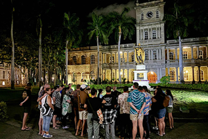 Honolulu: Excursão mal-assombrada a pé pelo centro da cidade