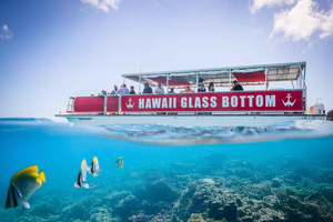 Honolulu: Tour en barco con fondo de cristal por la costa sur de Oahu