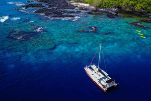 Kailua-Kona: Kealakekua Bay Snorkel and Sail with Lunch