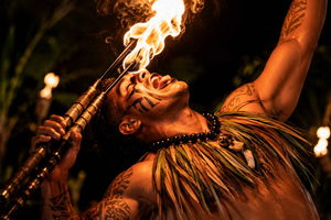 Kona: Hawaiian Luau with Polynesian Show, Dinner & Open Bar