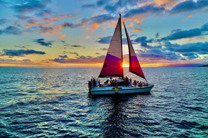 Maui: Sunset Cruise with Whale Watching & Open Bar