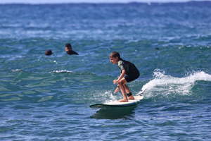 North Shore Oahu: clase privada de surf, punto de rompimiento local
