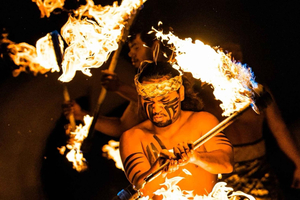 Oahu: Experiencia Cultural Mauka Warriors Luau con Cena