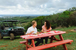Oahu: Off-Road Sunset Tour with Dinner and Campfire