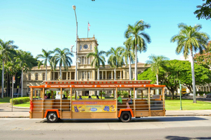 Oahu: Waikiki Trolley Hop-on Hop-off All-Line Pass
