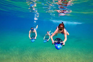 Wailea Beach: Opastettu meriskootterilla snorklausretki