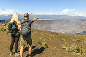 Big Island: Kaffe, sort sand, vulkaner og vandfald
