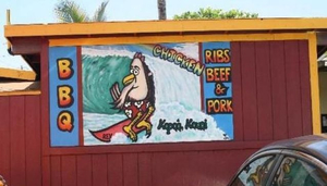 Chicken In A Barrel BBQ Cart