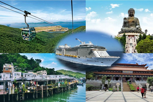 kustexcursie naar het eiland Lantau vanaf het cruiseschip