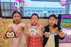Hong Kong : atelier de fabrication avec des perles Perler