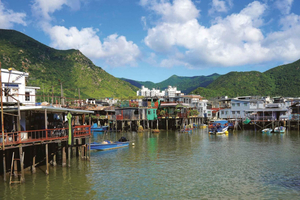 tour pomeridiano di Lantau con il Grande Buddha, Tai O e funivia