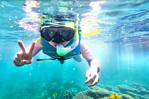 Hong Kong : sortie snorkeling dans la zone corallienne de Sai Kung