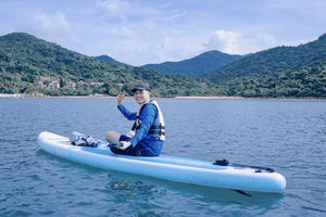 SUP-snorkelen in het geopark