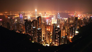 A Dazzling Sea of Lights in Hong Kong
