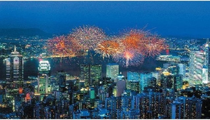 The Surreal Glare of Hong Kong City Lights