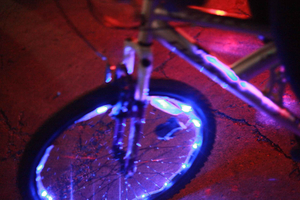 Houston: LED-cykeltur med musik og lys om natten