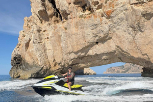 1 uur durende jetski-tour zonder vaarbewijs