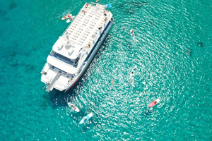 Formentera: passeio de barco com mergulho com snorkel e almoço