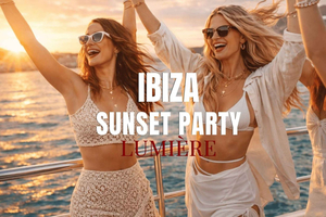 Ibiza-Formentera: Festa no barco ao pôr do sol com bebidas e comida