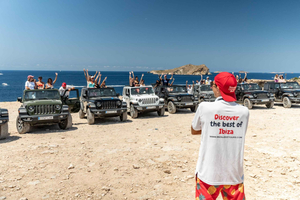 Ibiza Jeep Wrangler Tour – Hidden Beaches Snorkeling & Caves