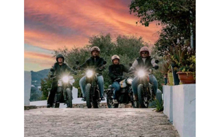 tour di lusso in moto elettrica con pranzo