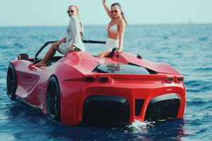JetCar Excursion - Super Sports SVJ or SF90 Water in Ibiza