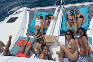 Formentera-Tour per Luxus-Katamaran