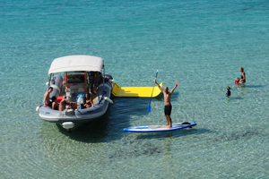 Private Boat by San Antonio Bay