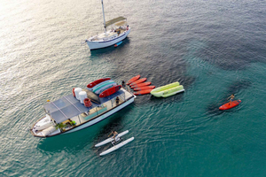 Private Boat Trip, Open Bar Tapas & Free Water Sports