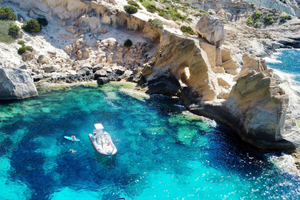 Ibiza: SpeedBoat privato per Es Vedra e Atlantis + Snorkeling